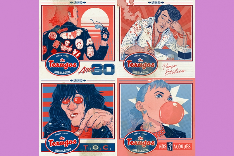 CONHEÇA OS TEXUGOS, NOVA BANDA PUNK BUBBLEGUM