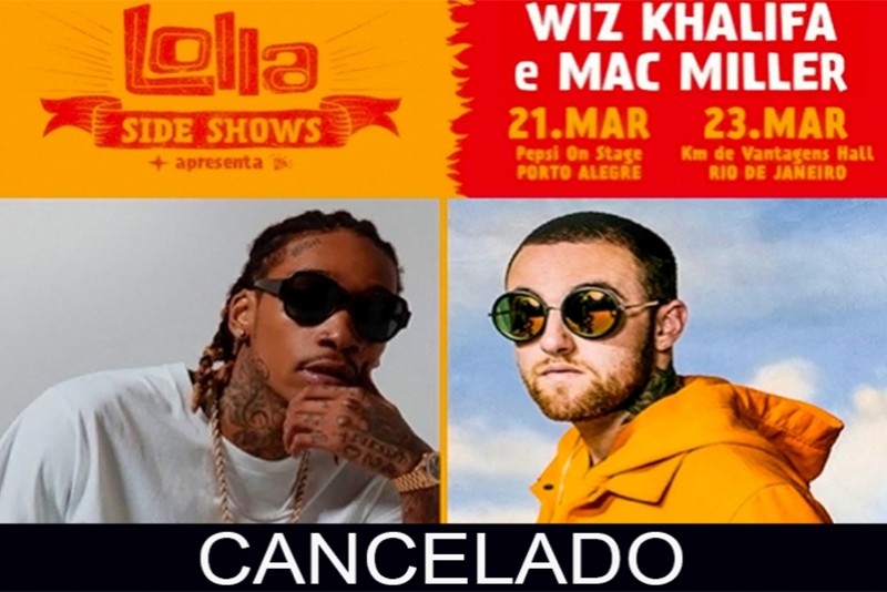 SHOWS DE WIZ KHALIFFA E MAC MILLER - NOTA DE CANCELAMENTO - 