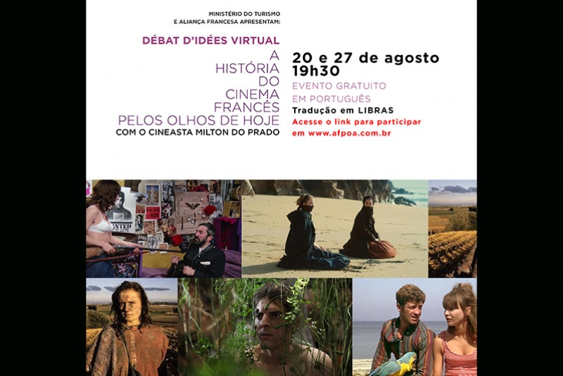 ALIANÇA FRANCESA PORTO ALEGRE PROMOVE DÉBATS D’IDÉES VIRTUAL SOBRE CINEMA FRANCÊS