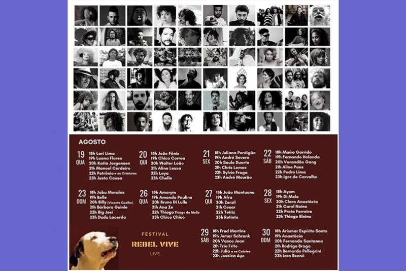 MANOEL CORDEIRO, JULIANA PERDIGÃO, PRETA FERREIRA, DI MELO, JOÃO FÊNIX, IARA RENNÓ E OUTROS NO FESTIVAL REBEL VIVE 3