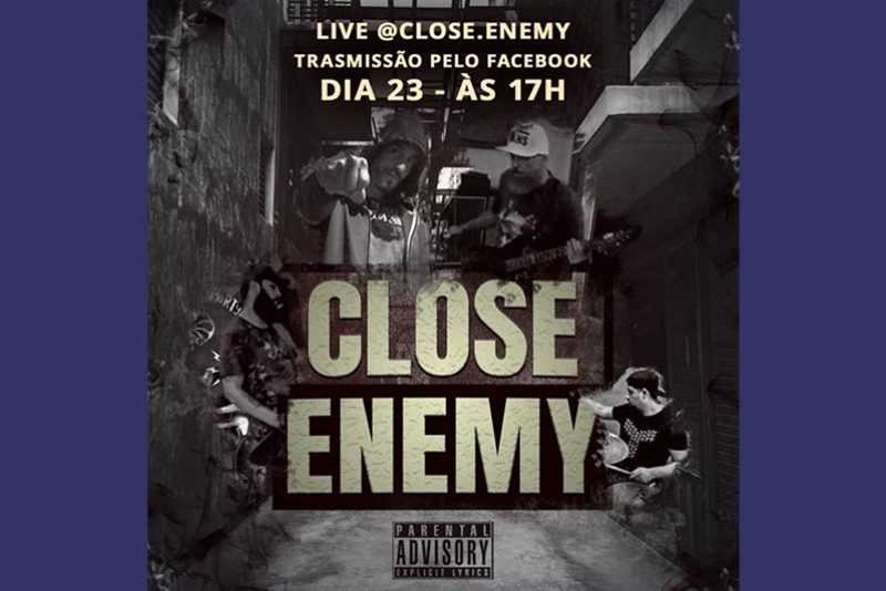 CLOSE ENEMY: LIVE DA BANDA OCORRERÁ NESSE FINAL DE SEMANA