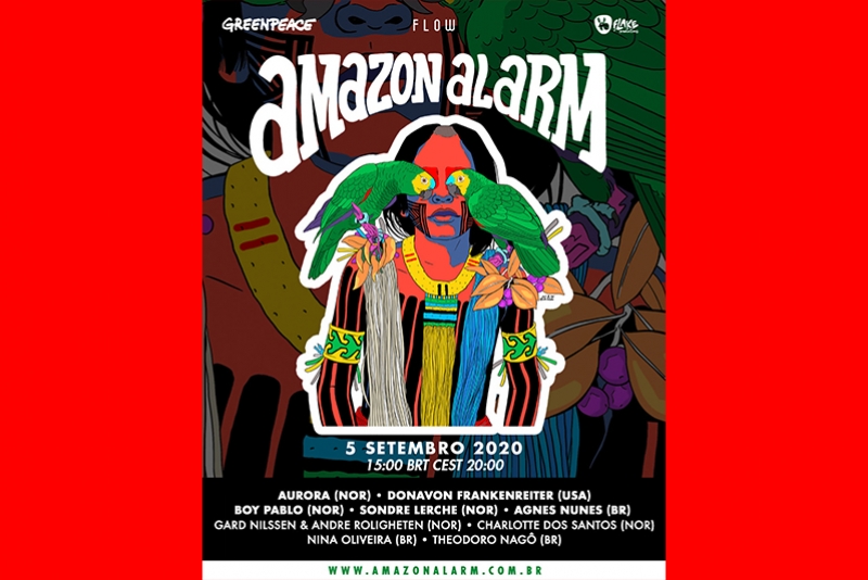 “AMAZON ALARM” REÚNE NOMES DA CENA MUSICAL INDEPENDENTE DO BRASIL E NORUEGA EM PROL DA AJUDA À AMAZÔNIA