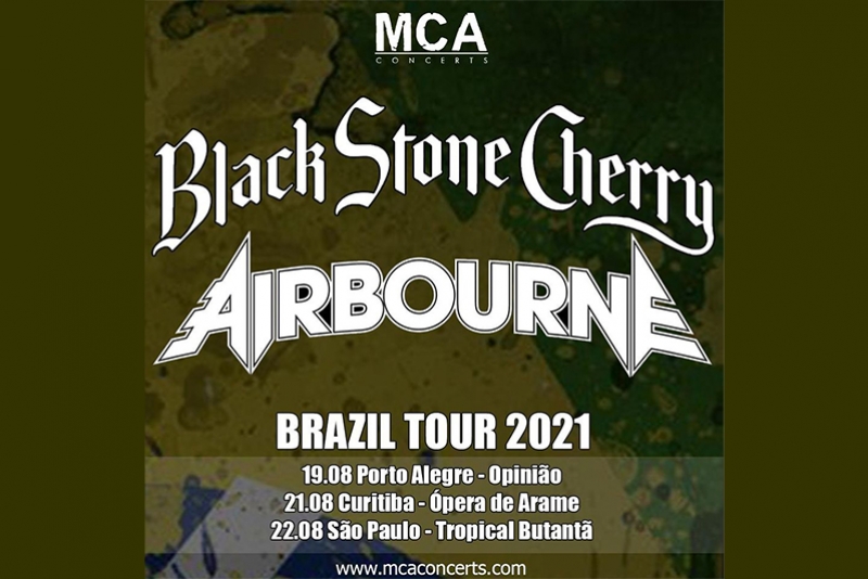 BLACK STONE CHERRY - NOTA DE ADIAMENTO