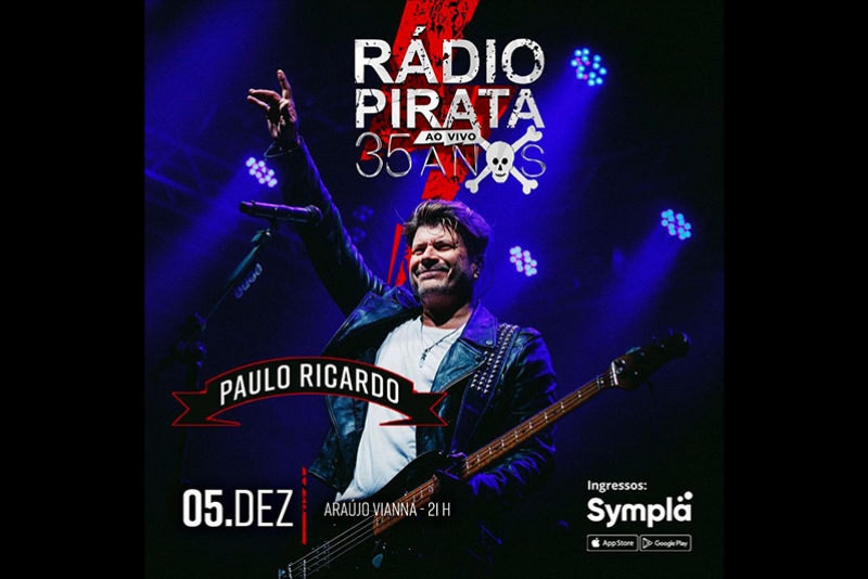 PAULO RICARDO - RÁDIO PIRATA 35 ANOS - NOTA DE ADIAMENTO