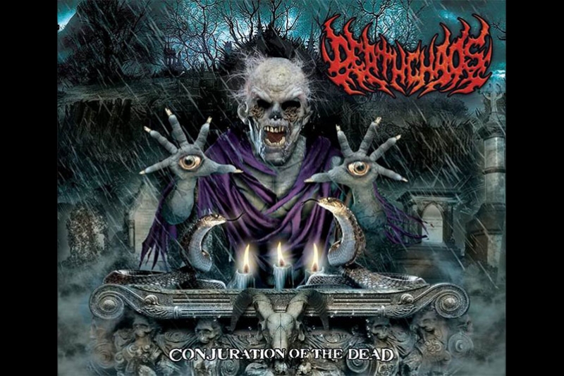 DEATH CHAOS: APRESENTA OFICIALMENTE CAPA E TRACKLIST DE SEU NOVO ÁLBUM DE ESTÚDIO “CONJURATION OF THE DEAD”
