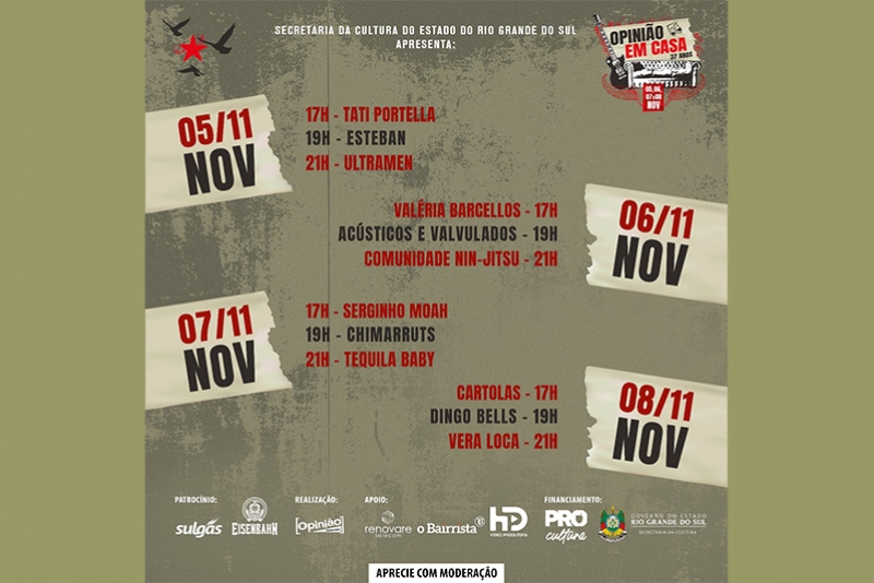 PROGRAMAÇÃO COMPLETA DO EVENTO 