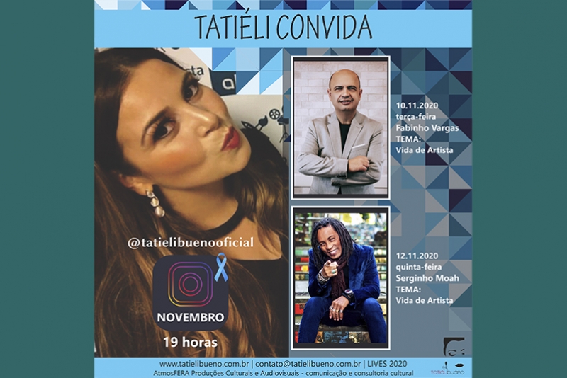 TATIÉLI CONVIDA FABINHO VARGAS E SERGINHO MOAH, NESSA TERÇA, DIA 10 E QUINTA, DIA 12