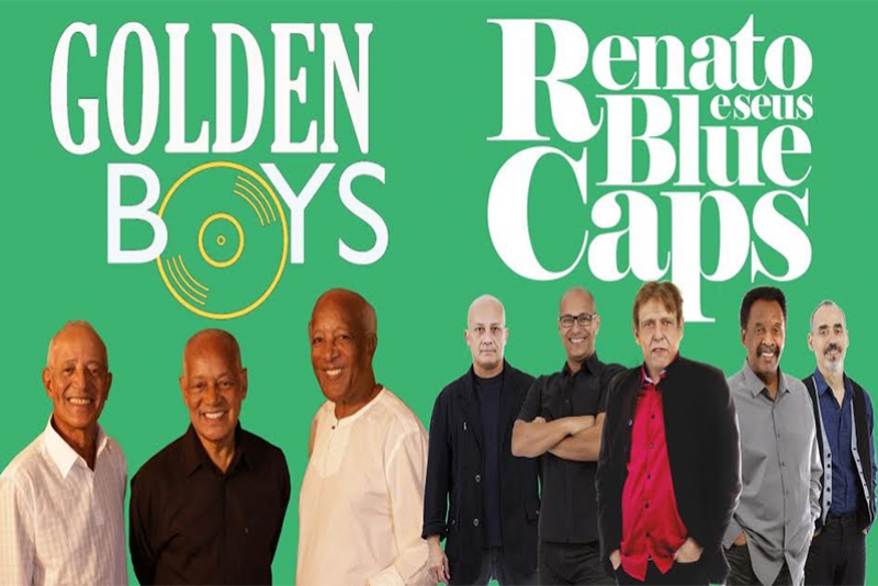 UMA NOITE COM A JOVEM GUARDA APRESENTA: GOLDEN BOYS E RENATO E SEUS BLUE CAPS JUNTOS EM PORTO ALEGRE