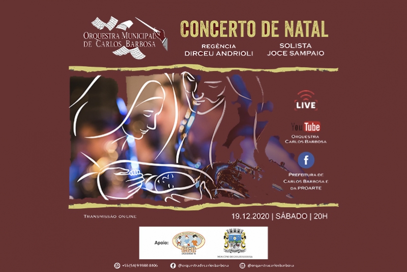 CONCERTO DE NATAL COM A ORQUESTRA DE CARLOS BARBOSA