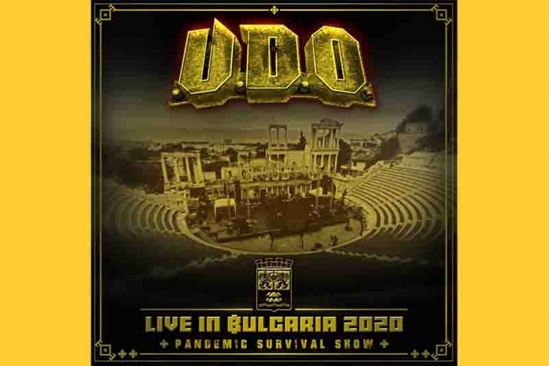 U.D.O. ANUNCIA ÁLBUM AO VIVO “LIVE IN BULGARIA 2020 – PANDEMIC SURVIVAL SHOW”