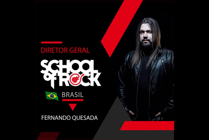 SCHOOL OF ROCK ANUNCIA ENTRADA DE FERNANDO QUESADA NA DIRETORIA DA REDE