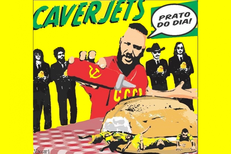 CAVERJETS CONTEXTUALIZA ACONTECIMENTOS POLÍTICOS DO BRASIL NOS ÚLTIMOS ANOS NO CLIPE “PRATO DO DIA”