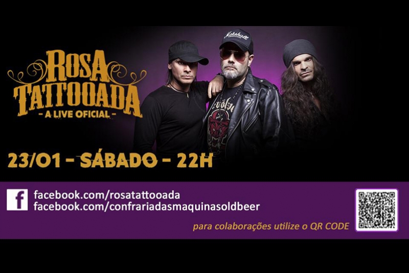 ROSA TATTOOADA - A LIVE OFICIAL!