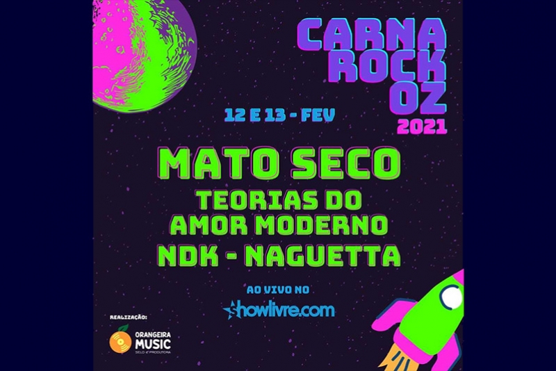 CARNAROCK OZ 2021, ONLINE E BENEFICENTE, ANUNCIA ATRAÇÕES