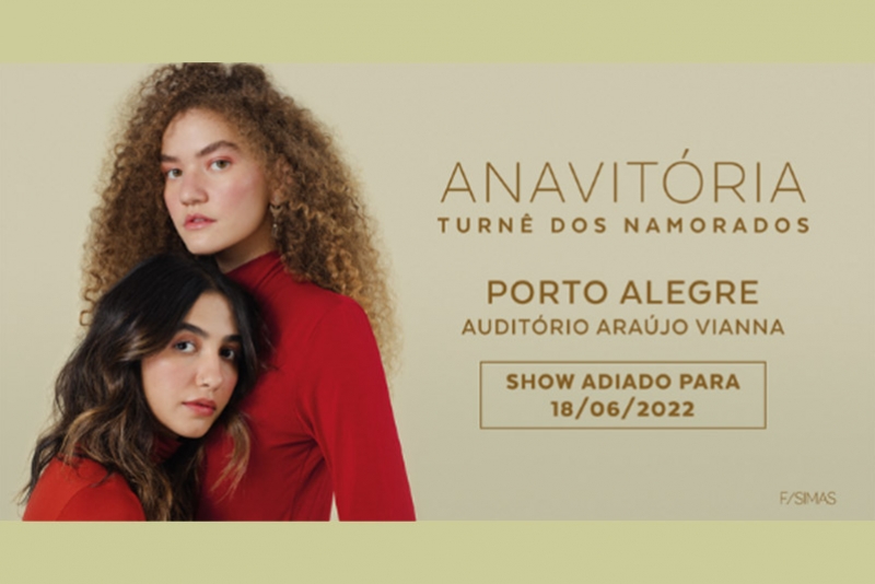 NOTA DE ADIAMENTO - ANAVITÓRIA NO AUDITÓRIO ARAÚJO VIANNA
