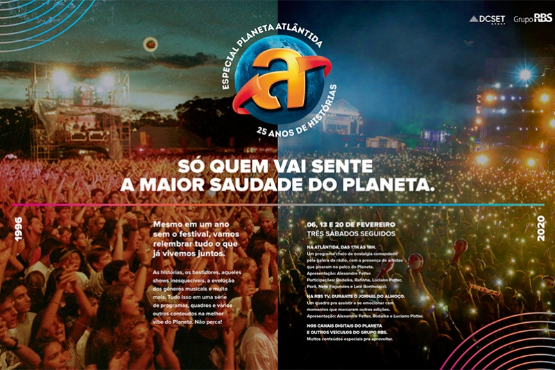 PLANETA ATLÂNTIDA APOSTA EM CONTEÚDOS ESPECIAIS PARA CELEBRAR 25 ANOS DE HISTÓRIAS
