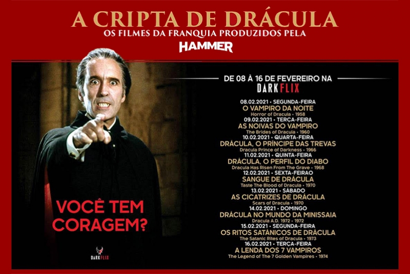 A DARKFLIX APRESENTA O ESPECIAL “A CRIPTA DE DRÁCULA”
