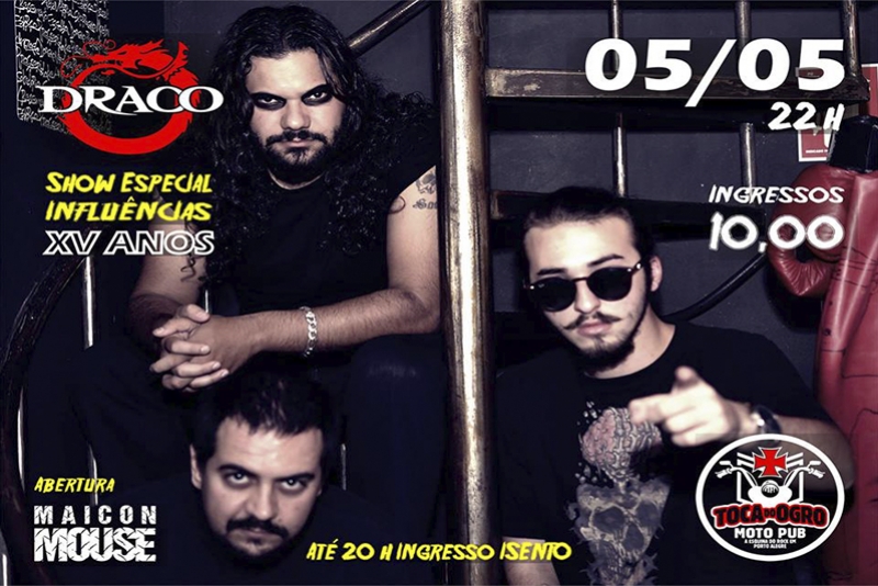TOCA DO OGRO APRESENTA O MELHOR POWER TRIO DO RS - DRACO NO SHOW 