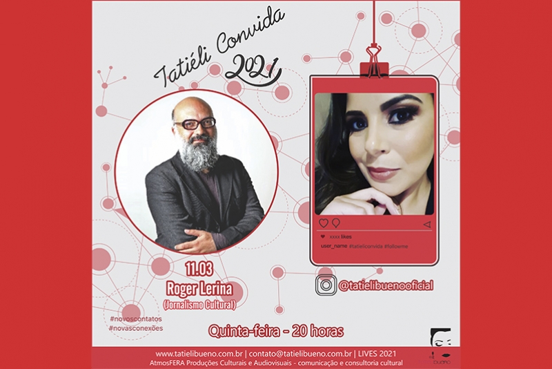 TATIÉLI CONVIDA RECEBE ROGER LERINA NESSA QUINTA, 11.03.2021