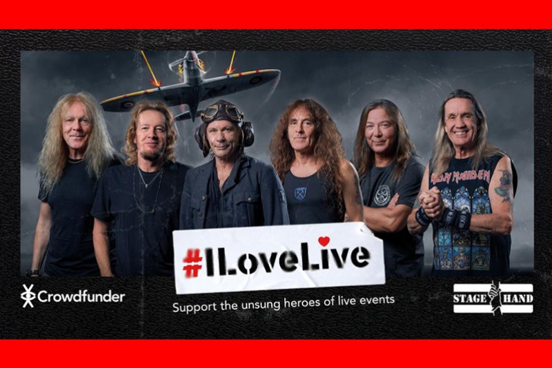 IRON MAIDEN DOA GUITARRA DO ADRIAN SMITH E MANUSCRITOS DA MÚSICA “2 MINUTES TO MIDNIGHT” PARA CROWDFUND QUE IRÁ AJUDAR “EQUIPES DE PALCO” DO REINO UNIDO