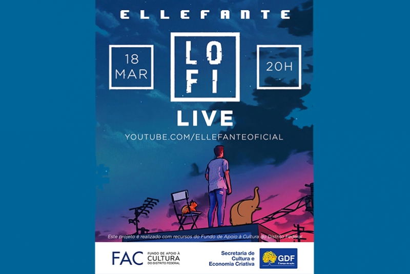 ELLEFANTE FAZ LIVE INTIMISTA DIA 18/03, ÀS 20H