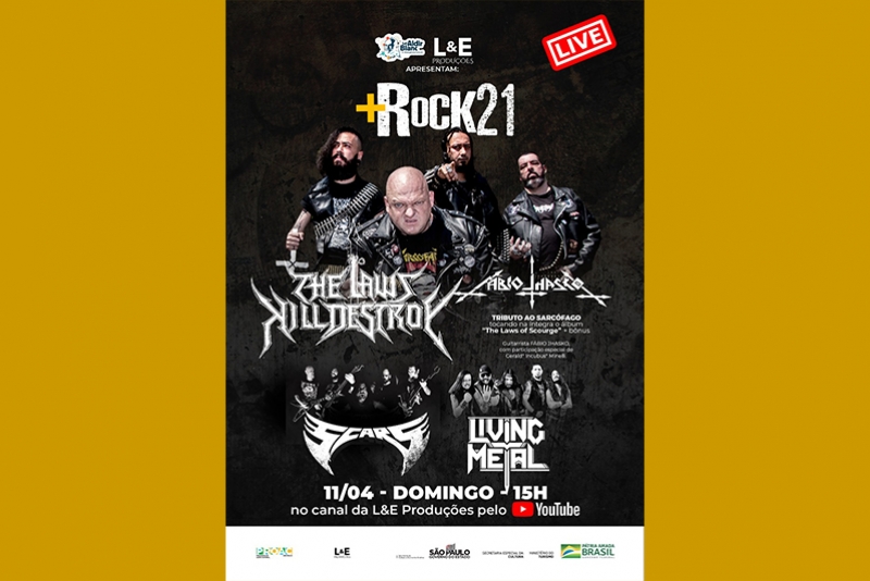 +ROCK 21: FESTIVAL VOLTA NESSE FIM DE SEMANA COM GRANDE TRIBUTO AO SARC&Oacute;FAGO E MUITO MAIS