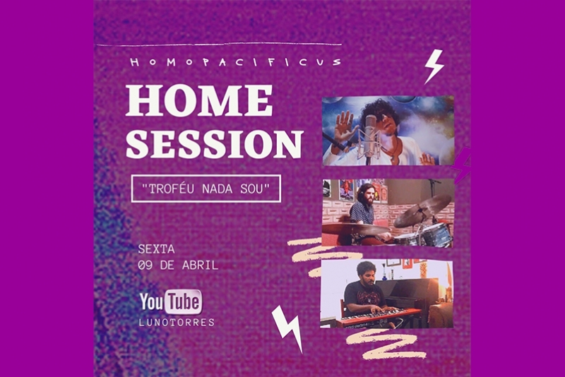 LUNO LAN&Ccedil;A HOME SESSION DE TROF&Eacute;U NADA SOU, DO DISCO HOMO PACIFICUS