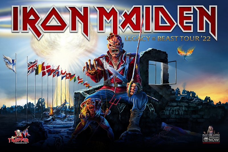 IRON MAIDEN ANUNCIA OFICIALMENTE O ADIAMENTO DA LEGACY OF THE BEAST SUMMER TOUR 2021 PARA 2022