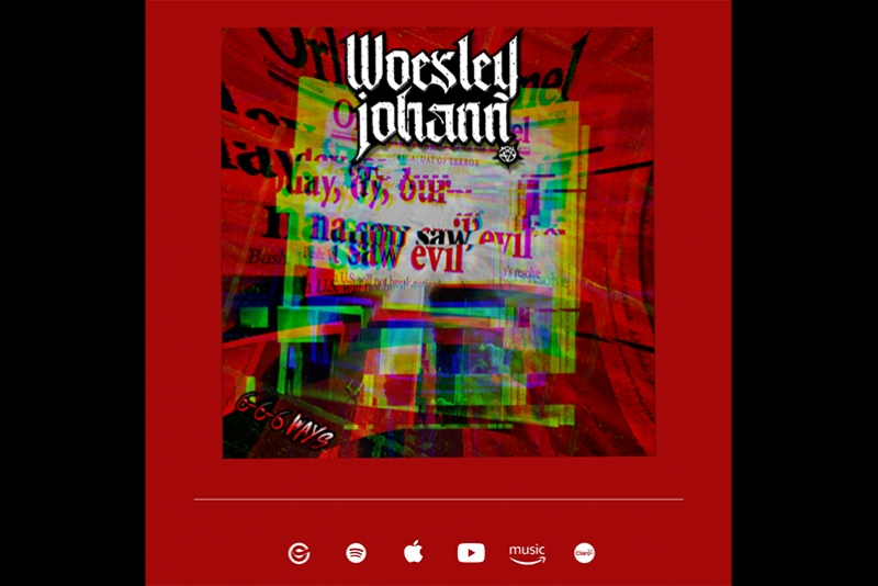 GUITARRISTA WOESLEY JOHANN ESTREIA VIDEOCLIPE "6-6-6 WAYS"