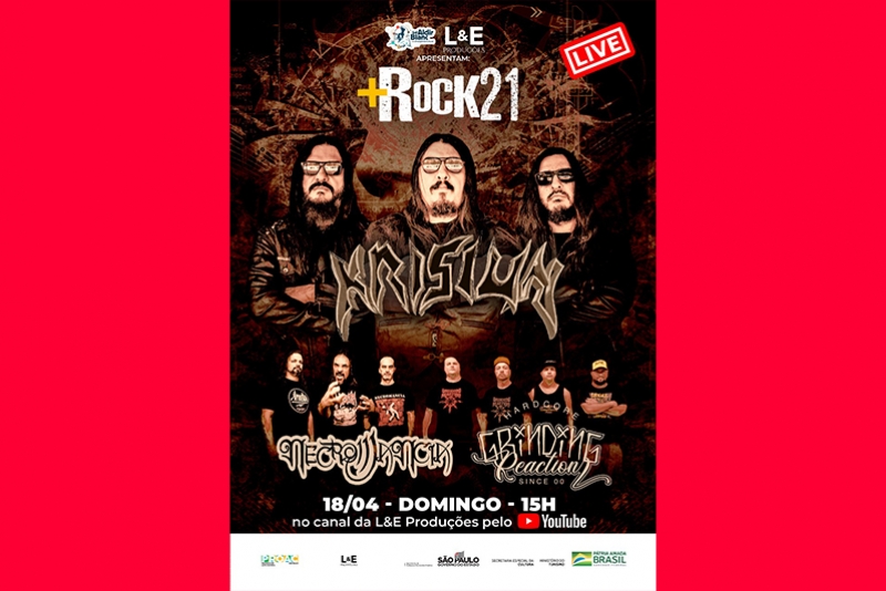 +ROCK 21: NESTE DOMINGO ACONTECE A TERCEIRA PARTE DO FESTIVAL COM KRISIUN, NECROMANCIA E GRINDING REACTION