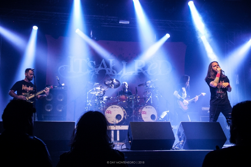 PAMPA STOCK NA FRONTEIRA: METAL DE PESO COM A BANDA ITS ALL RED, DE PORTO ALEGRE