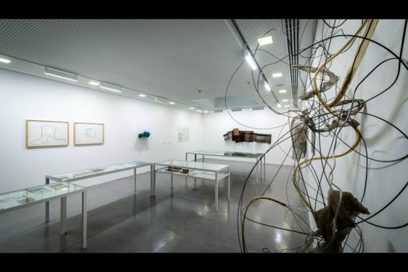 INSTITUTO LING VOLTA A RECEBER VISITAS &Agrave; EXPOSI&Ccedil;&Atilde;O DECUPAGEM, DE IOLE DE FREITAS