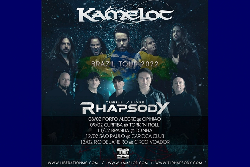 NOTA DE ADIAMENTO - KAMELOT E TURILLI - LIONE RHAPSODY