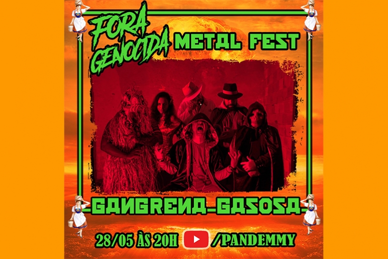 GANGRENA GASOSA PARTICIPA DO FORA GENOCIDA METAL FEST