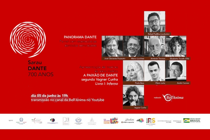 SARAU EM HOMENAGEM A DANTE ALIGHIERI RE&Uacute;NE M&Uacute;SICA E POESIA EM ENCONTRO ENTRE GIGANTES