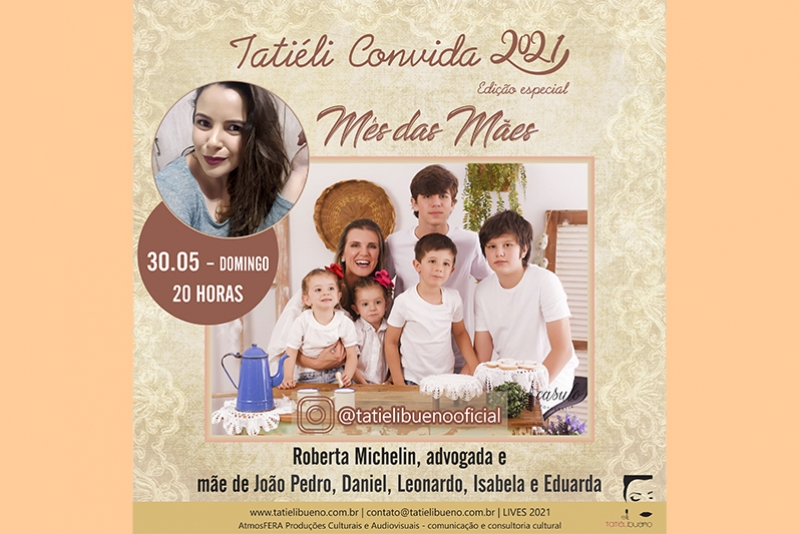 TATI&Eacute;LI CONVIDA EDI&Ccedil;&Atilde;O ESPECIAL - TEMA M&Atilde;ES!