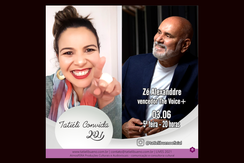 TATI&Eacute;LI CONVIDA RECEBE Z&Eacute; ALEXANDDRE, VENCEDOR DA PRIMEIRA TEMPORADA DO THE VOICE+
