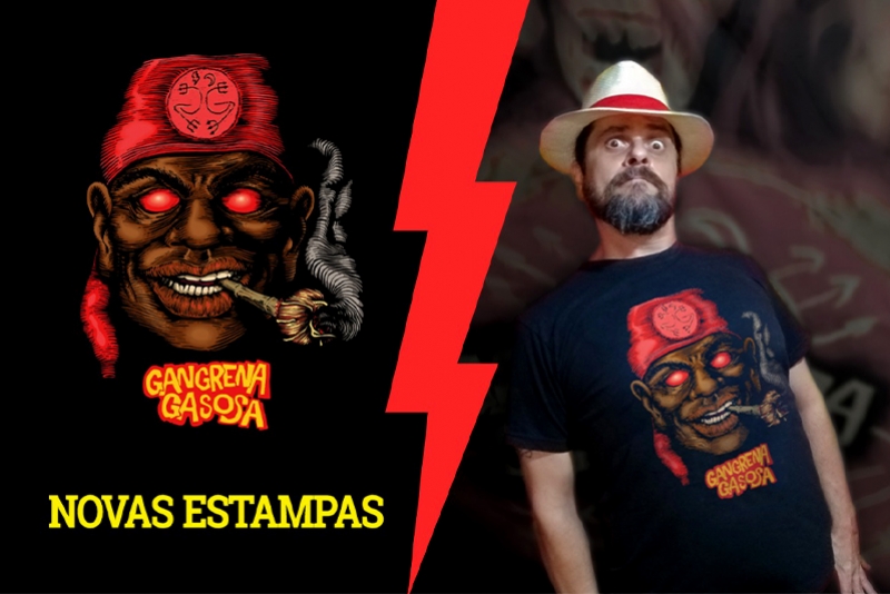 GANGRENA GASOSA ESTREIA LINHA EXCLUSIVA DE MERCHANDISING