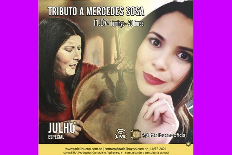 LIVE SHOW EM HOMENAGEM A &ldquo;LA NEGRA&rdquo; POR TATI&Eacute;LI BUENO