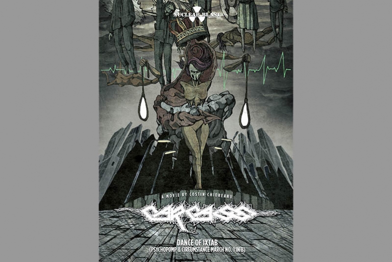 CARCASS ESTREIA VIDEOCLIPE ANIMADO PARA "DANCE OF IXTAB (PSYCHOPOMP & CIRCUMSTANCE MARCH NO.1 IN B)"