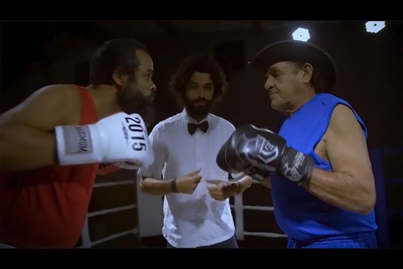 THE BAGGIOS PROMOVE LUTA DE BOXE NO CLIPE DE "CLAREIA TREVAS"