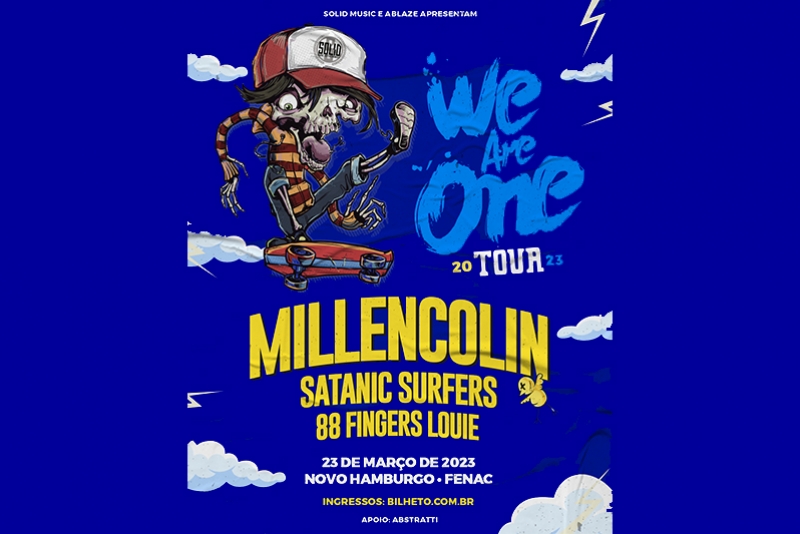 FESTIVAL WE ARE ONE EM NOVO HAMBURGO, COM ATRA&Ccedil;&Otilde;ES INTERNACIONAIS COMO MILLENCOLIN, TEM NOVA DATA