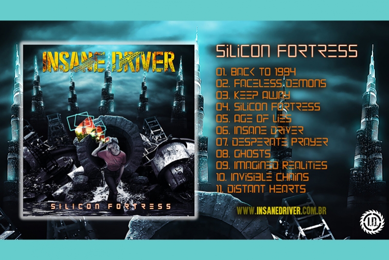INSANE DRIVER: &ldquo;SILICON FORTRESS&rdquo; &Eacute; LAN&Ccedil;ADO OFICIALMENTE NAS PLATAFORMAS DIGITAIS