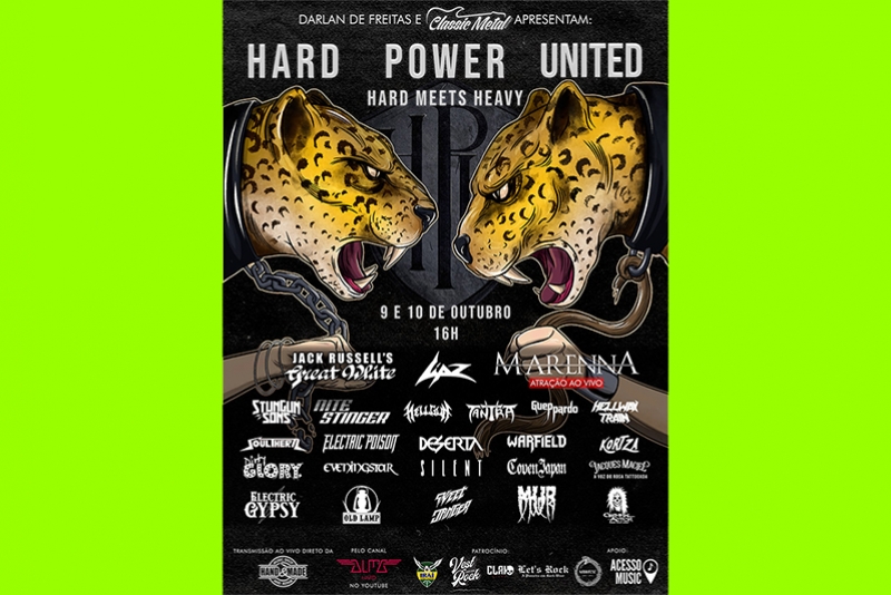 HARD POWER UNITED: JACK RUSSELLS' GREAT WHITE EST&Aacute; ENTRE AS ATRA&Ccedil;&Otilde;ES DO FESTIVAL BENEFICENTE