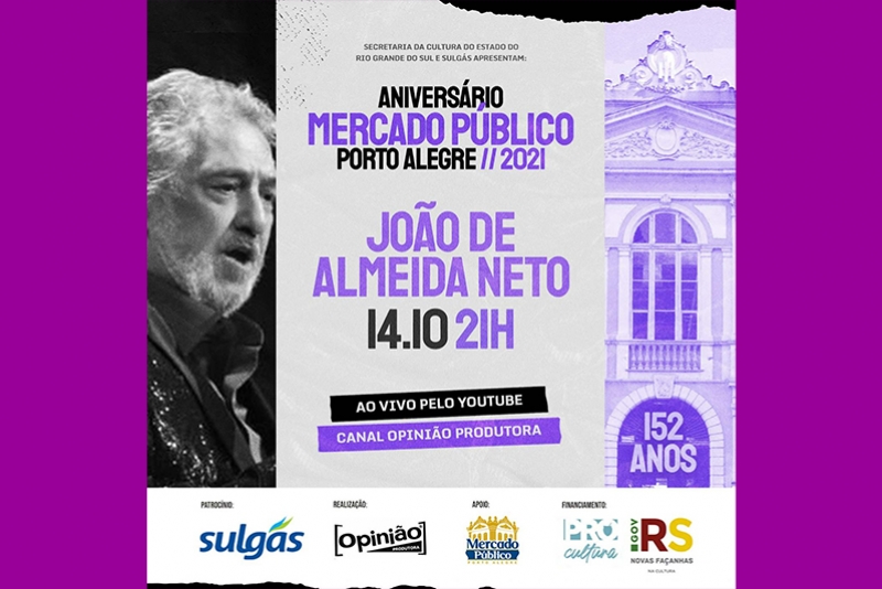 SHOWS QUE COMEMORAM OS 152 ANOS DO MERCADO P&Uacute;BLICO COME&Ccedil;AM HOJE