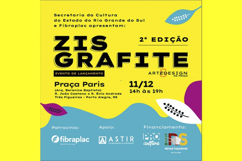 S&Aacute;BADO TEM SHOW GRATUITO COM NEI LISBOA NO LAN&Ccedil;AMENTO DO PROJETO ZIS GRAFITE COM O ARTE & DESIGN NA PRA&Ccedil;A