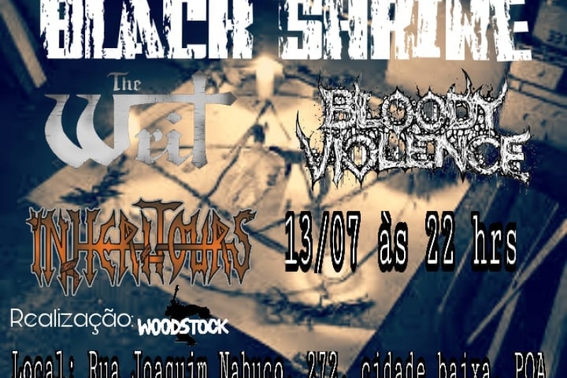 BLOODY VIOLENCE: RETORNANDO AOS PALCOS NESTA SEXTA-FEIRA!