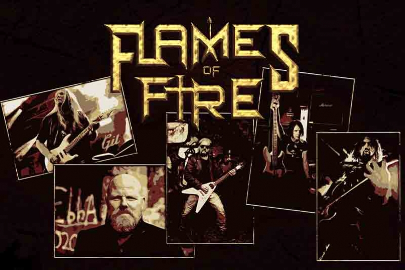FLAMES OF FIRE: SUPERGRUPO ESCANDINAVO LAN&Ccedil;A &ldquo;GLORIA&rdquo;, SEU PRIMEIRO SINGLE/VIDEOCLIPE