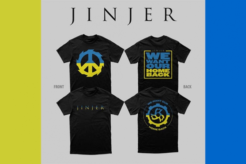 JINJER INICIA CAMPANHA DE DOA&Ccedil;&Atilde;O PARA A UCR&Acirc;NIA