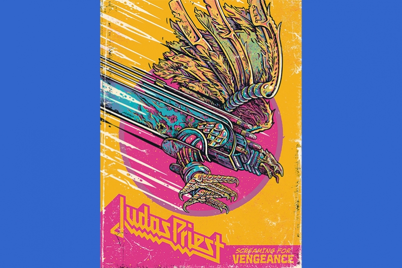 GRAPHIC NOVEL JUDAS PRIEST: SCREAMING FOR VENGEANCE TER&Aacute; LAN&Ccedil;AMENTO NO BRASIL